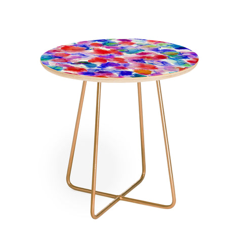 Amy Sia Amaris Blue Round Side Table