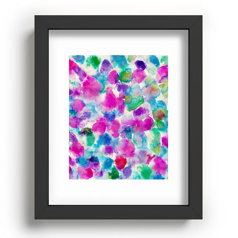 Amy Sia Amaris Magenta Aqua Recessed Framing Rectangle