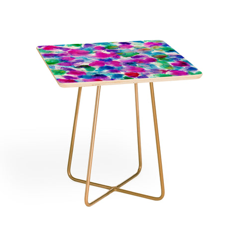 Amy Sia Amaris Magenta Aqua Side Table
