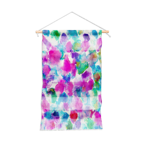 Amy Sia Amaris Magenta Aqua Wall Hanging Portrait