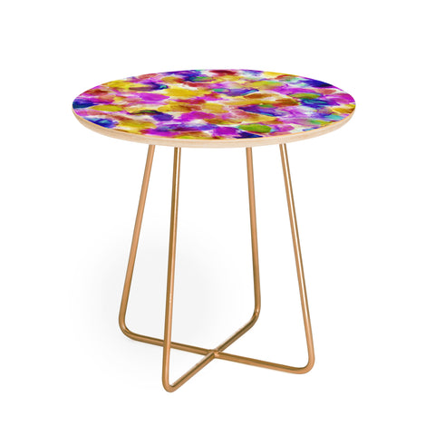 Amy Sia Amaris Yellow Round Side Table