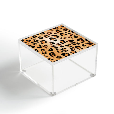 Amy Sia Animal Leopard Brown Acrylic Box