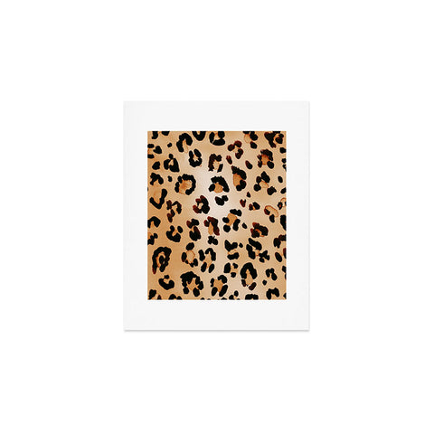 Amy Sia Animal Leopard Brown Art Print