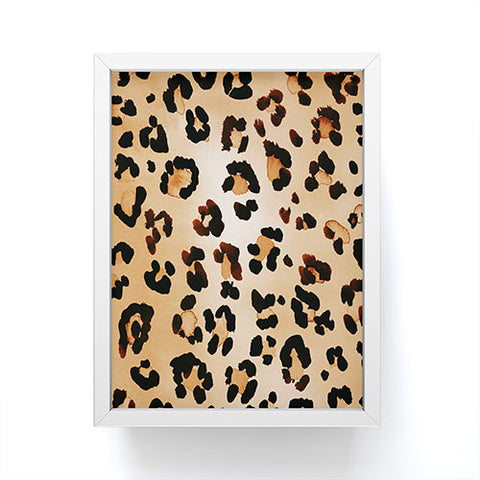 Amy Sia Animal Leopard Brown Framed Mini Art Print