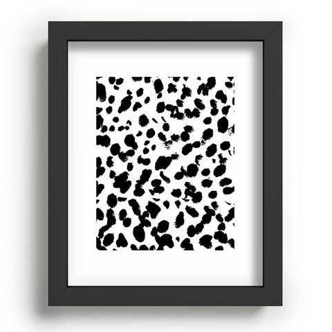 Amy Sia Animal Spot Black and White Recessed Framing Rectangle
