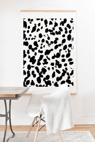 Amy Sia Animal Spot Black and White Art Print And Hanger