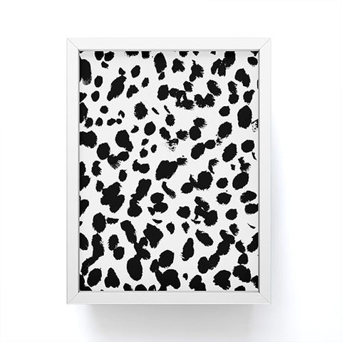 Amy Sia Animal Spot Black and White Framed Mini Art Print