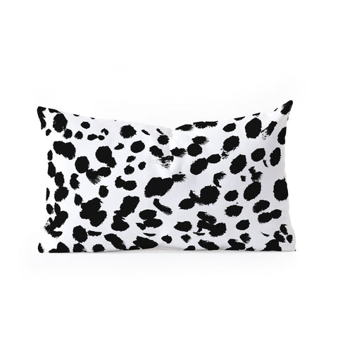 Amy Sia Animal Spot Black and White Oblong Throw Pillow