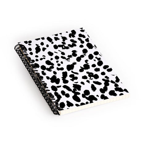 Amy Sia Animal Spot Black and White Spiral Notebook