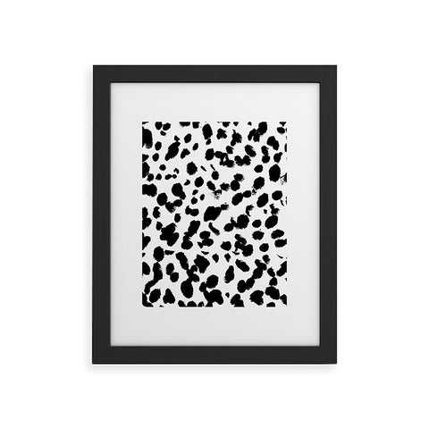 Amy Sia Animal Spot Black and White Framed Art Print