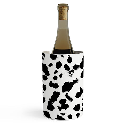 Amy Sia Animal Spot Black and White Wine Chiller
