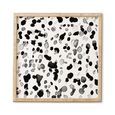 Amy Sia Animal Spot Gray Framed Wall Art