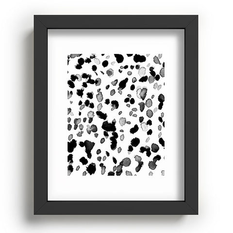 Amy Sia Animal Spot Gray Recessed Framing Rectangle