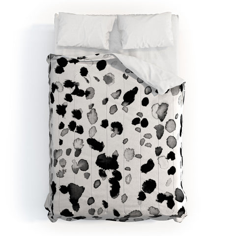 Amy Sia Animal Spot Gray Comforter