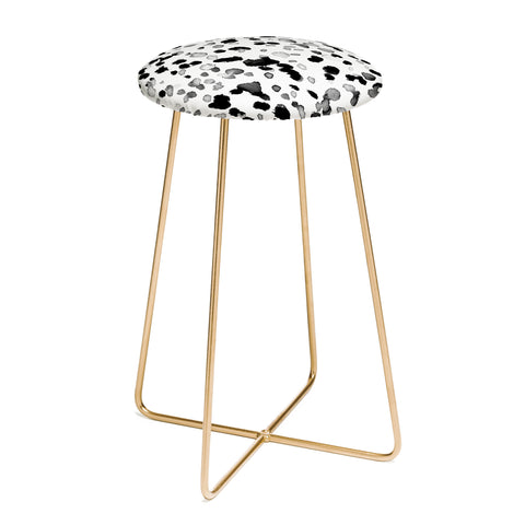 Amy Sia Animal Spot Gray Counter Stool