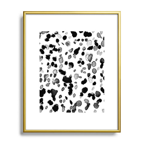 Amy Sia Animal Spot Gray Metal Framed Art Print