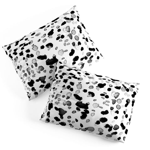 Amy Sia Animal Spot Gray Pillow Shams