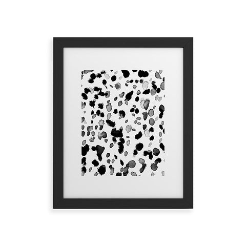 Amy Sia Animal Spot Gray Framed Art Print