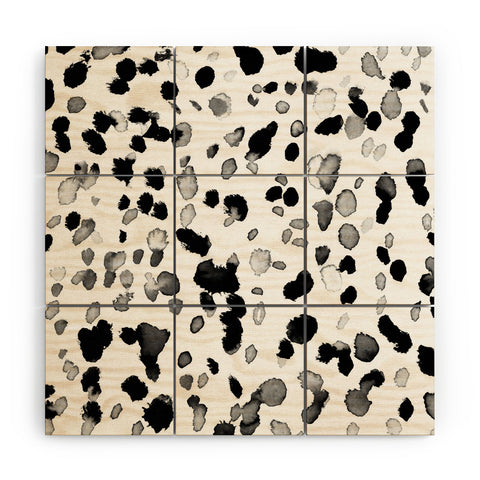 Amy Sia Animal Spot Gray Wood Wall Mural