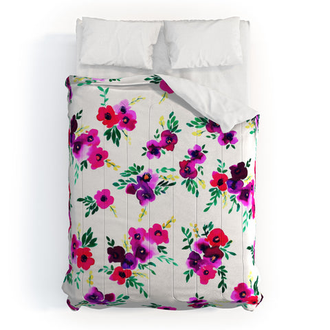 Amy Sia Ava Floral Pink Comforter
