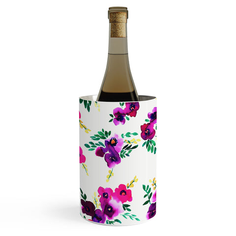 Amy Sia Ava Floral Pink Wine Chiller