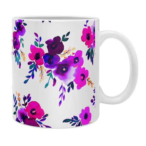 Amy Sia Ava Floral Purple Coffee Mug