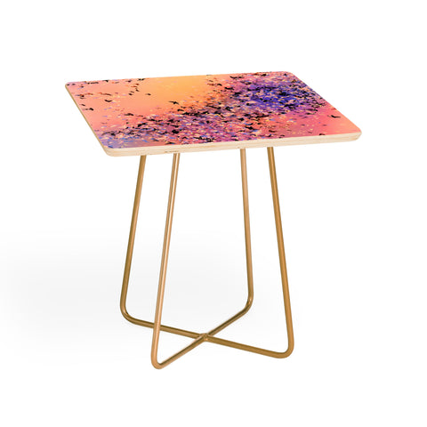 Amy Sia Birds of a Feather Pink Side Table