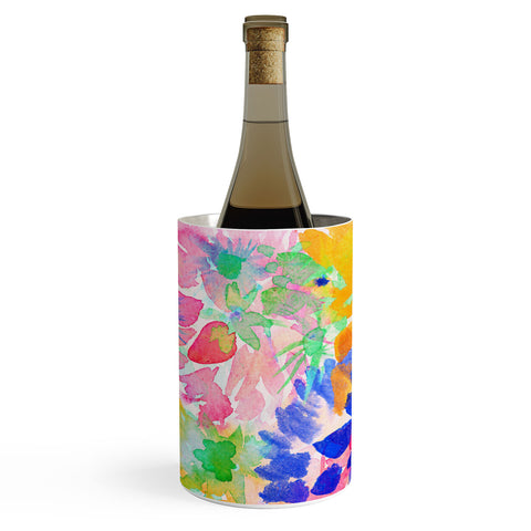 Amy Sia Bloom Blue Wine Chiller