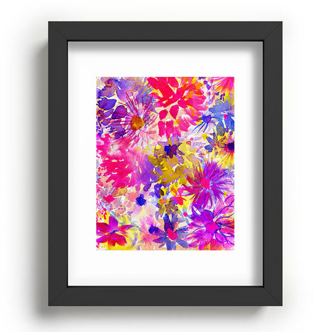 Amy Sia Bloom Pink Recessed Framing Rectangle