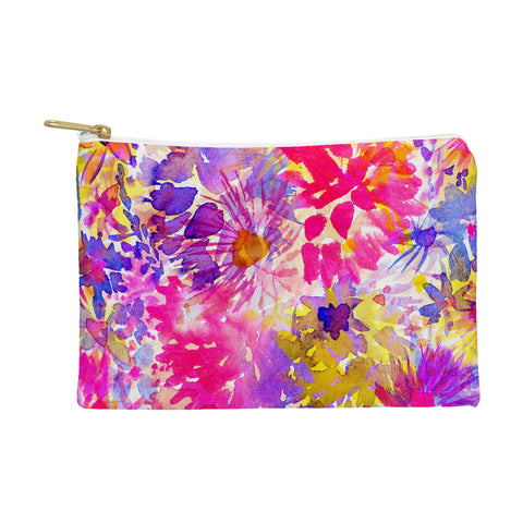 Amy Sia Bloom Pink Pouch