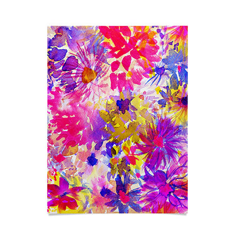 Amy Sia Bloom Pink Poster