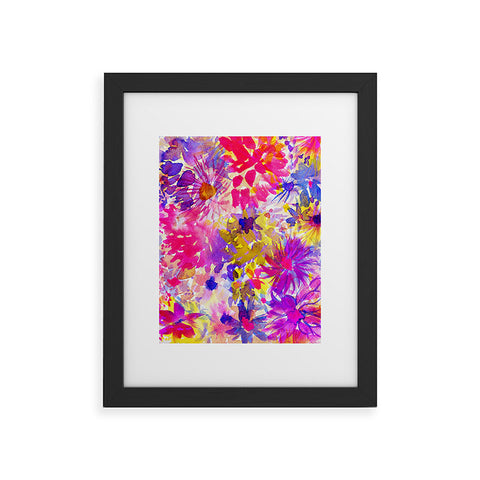 Amy Sia Bloom Pink Framed Art Print