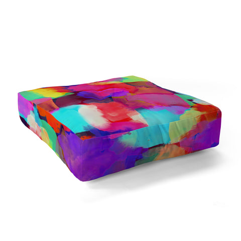 Amy Sia Brushstroke 1 Floor Pillow Square