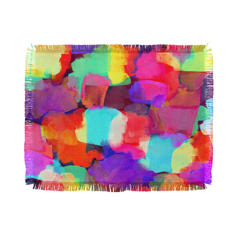 Amy Sia Brushstroke 1 Throw Blanket