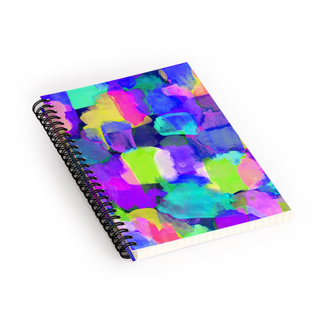 Amy Sia Brushstroke Blue Spiral Notebook