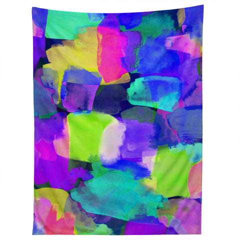 Amy Sia Brushstroke Blue Tapestry