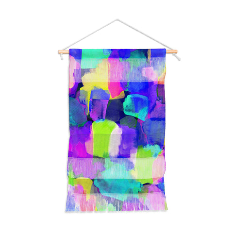 Amy Sia Brushstroke Blue Wall Hanging Portrait