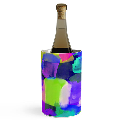 Amy Sia Brushstroke Blue Wine Chiller