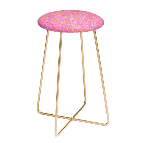 Amy Sia Casablanca Hot Pink Counter Stool
