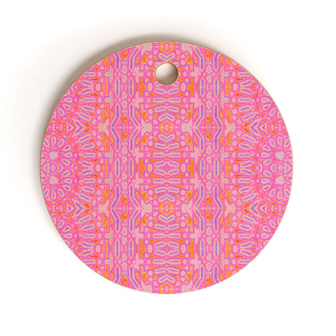 Amy Sia Casablanca Hot Pink Cutting Board Round