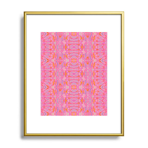 Amy Sia Casablanca Hot Pink Metal Framed Art Print