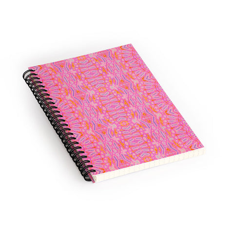Amy Sia Casablanca Hot Pink Spiral Notebook