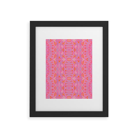 Amy Sia Casablanca Hot Pink Framed Art Print