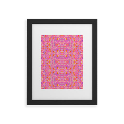 Amy Sia Casablanca Hot Pink Framed Art Print