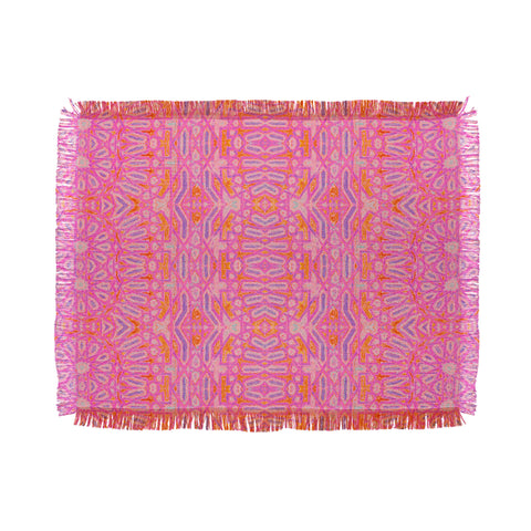 Amy Sia Casablanca Hot Pink Throw Blanket