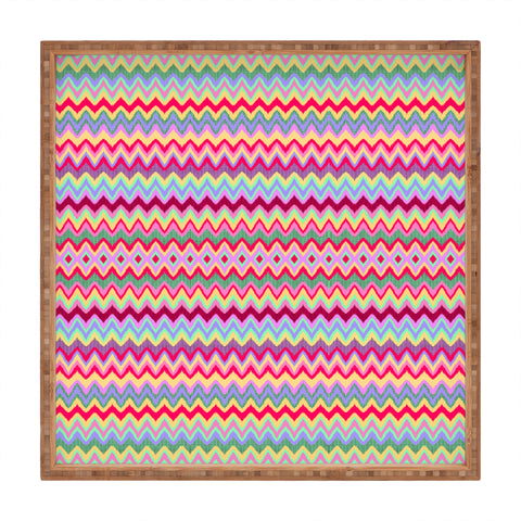 Amy Sia Chevron 1 Square Tray