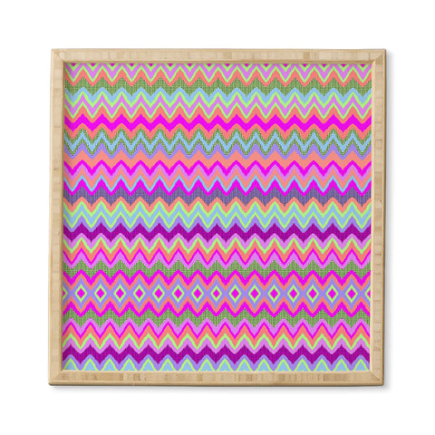 Amy Sia Chevron 2 Framed Wall Art
