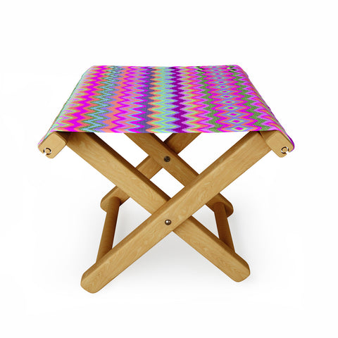 Amy Sia Chevron 2 Folding Stool