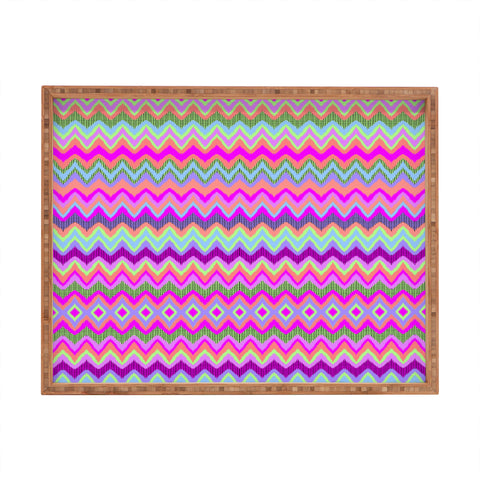 Amy Sia Chevron 2 Rectangular Tray