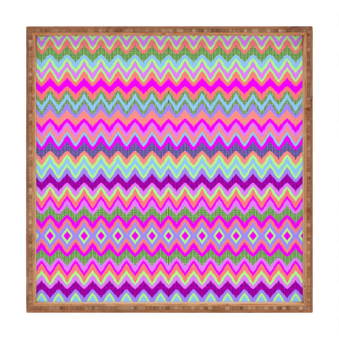 Amy Sia Chevron 2 Square Tray